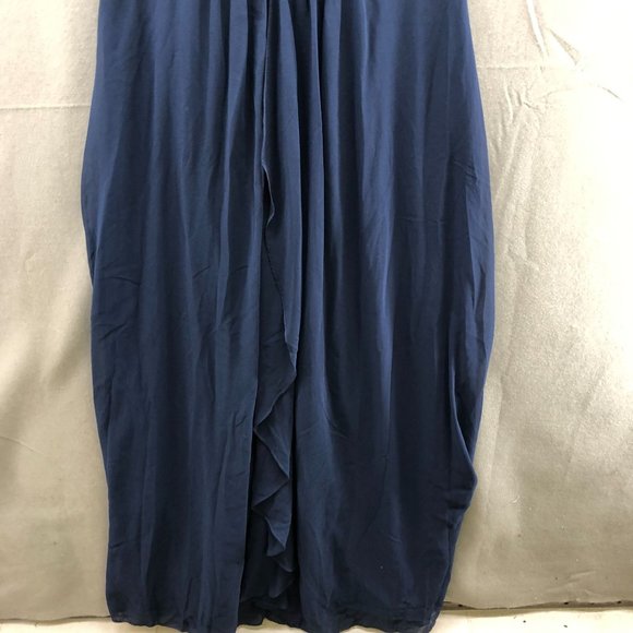 Ever Pretty Chiffon Lace Sleeve Blue Party Prom Evening Dress Size 18 Sweetheart - Picture 4 of 12